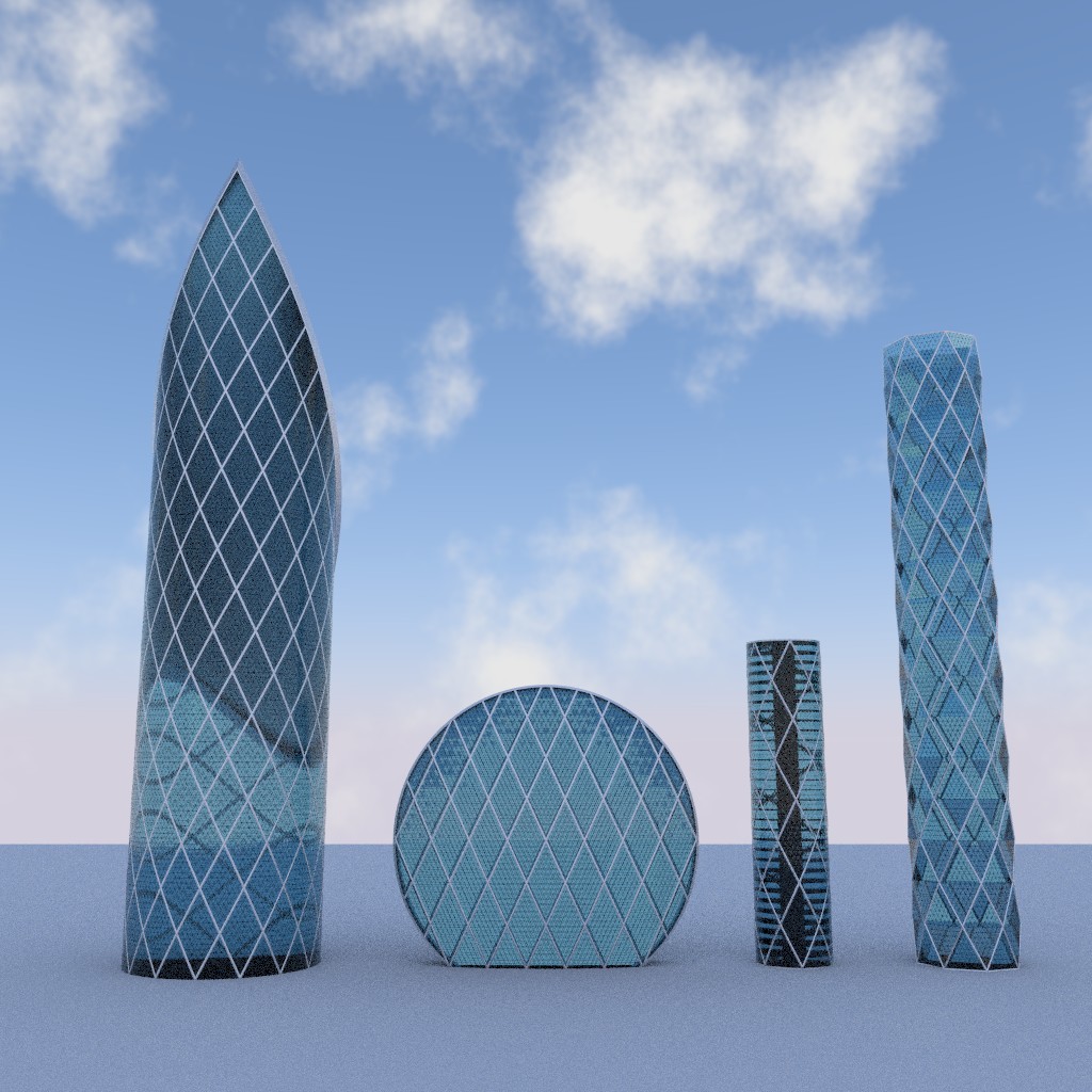 skyscrapers.blend preview image 1